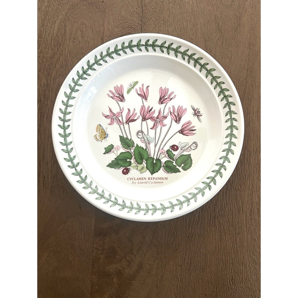 Vintage Portmeirion Botanic Garden Bread Butter Plate Cyclamen Repandum 7.25"